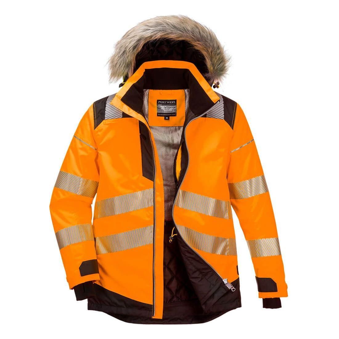 Portwest PW3 hi - vis vinter parka PW369 - Sikkerhedsgiganten