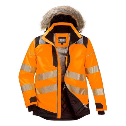 Portwest PW3 hi - vis vinter parka PW369 - Sikkerhedsgiganten