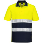 Portwest Tofarvet let polo shirts S/S S175 - Sikkerhedsgiganten