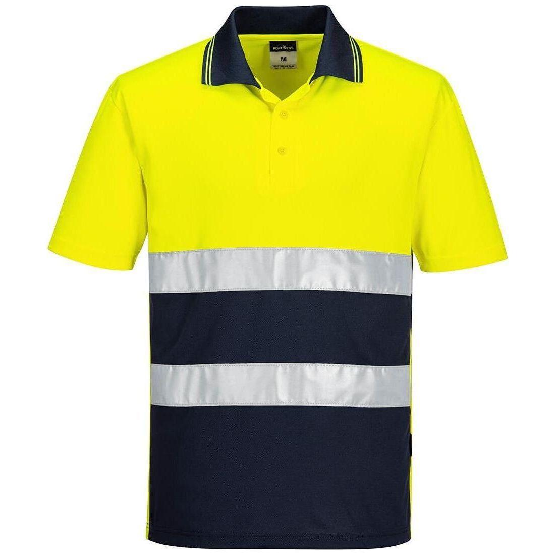 Portwest Tofarvet let polo shirts S/S S175 - Sikkerhedsgiganten