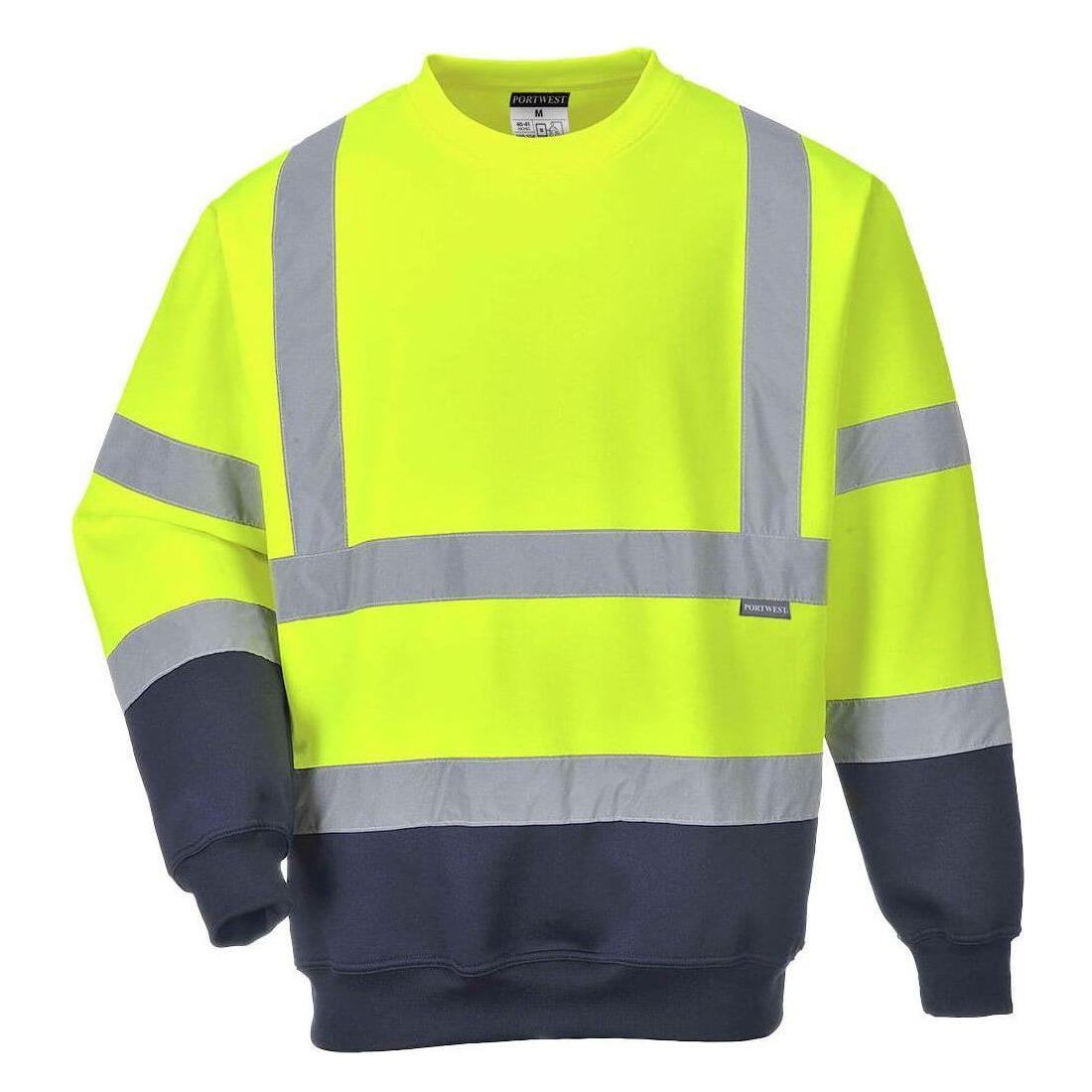 Portwest Two Tone Hi - Vis Sweatshirt B306 - Sikkerhedsgiganten