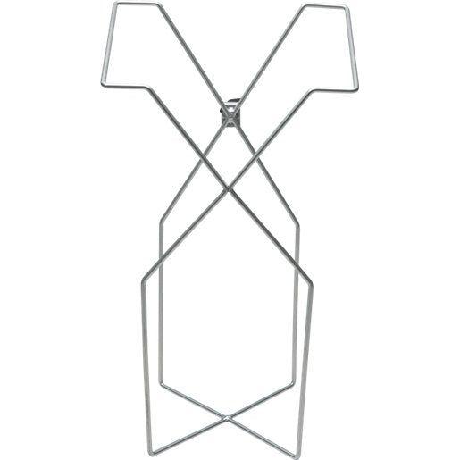 Poseholder, Vikan ErgoClean Kompakt, 227x297x558mm, grå, metal, til montering på rengøringsvogn - Sikkerhedsgiganten