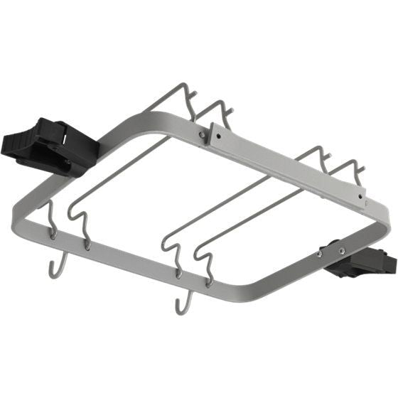 Poseholder, Vikan, grå, metal, til montering på rengøringsvogn - Sikkerhedsgiganten