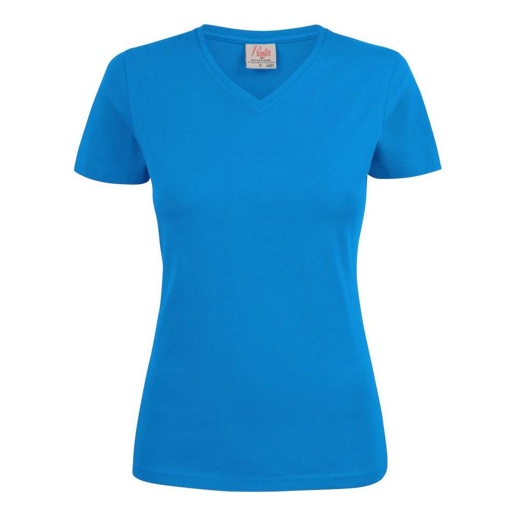 Printer Heavy v - neck dame 2264025 - Sikkerhedsgiganten