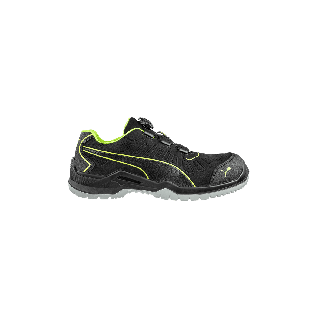 Puma Fuse TC Green Low Disc S1P sikkerhedssko - Sikkerhedsgiganten Fodtøj