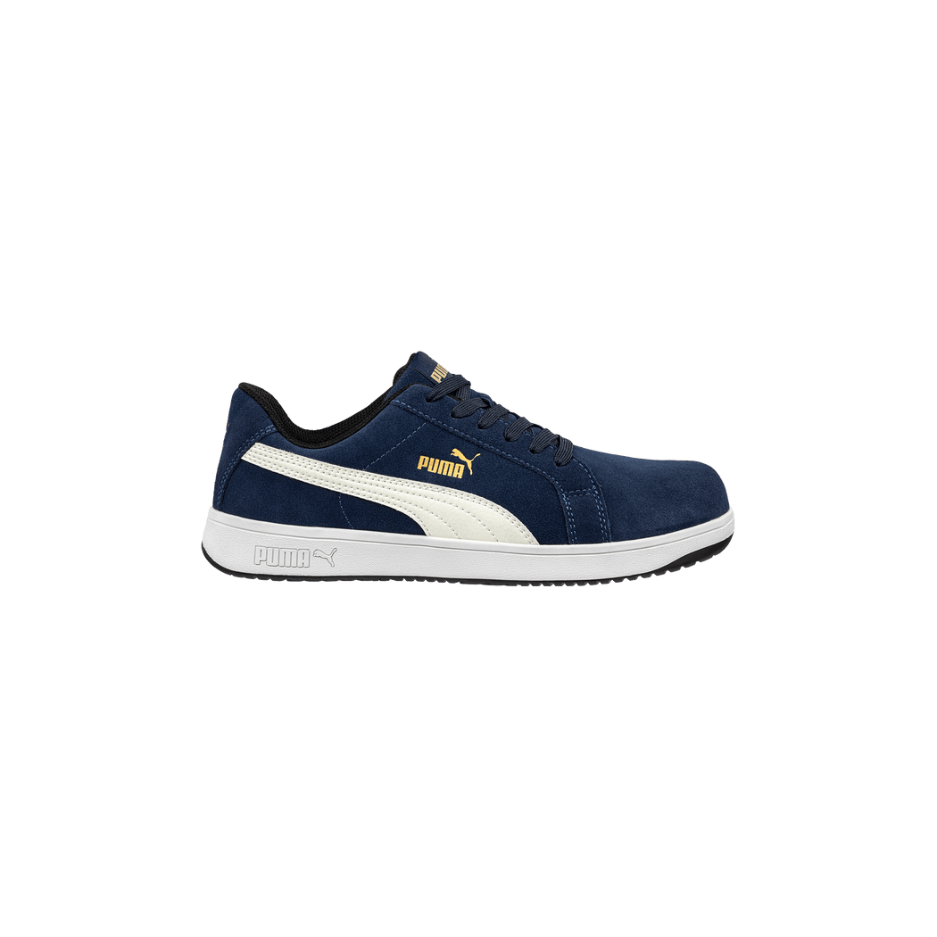 Puma Iconic Sikkerhedssko S1PL ESD Navy Low - Sikkerhedsgiganten Fodtøj