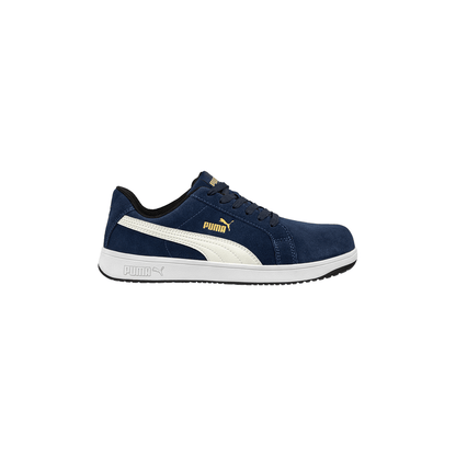 Puma Iconic Sikkerhedssko S1PL ESD Navy Low - Sikkerhedsgiganten Fodtøj