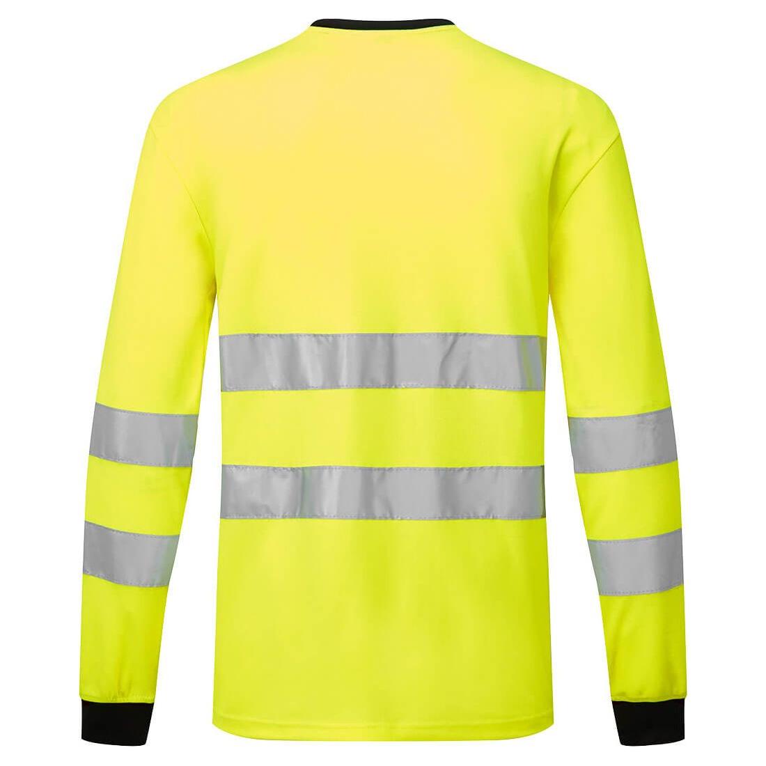 PW221 - PW2 hi - vis langærmet T - shirt - Sikkerhedsgiganten