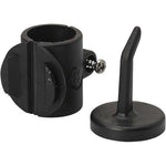 Redskabskrog, Vikan, Toolflex, 89x35x29mm, Ø28mm, sort, PP, med 22 mm rørmontering til rengøringsvog - Sikkerhedsgiganten