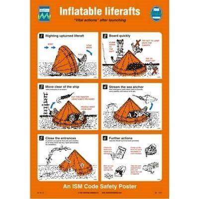 Sign IMO 1003 Inflatable liferaft 125202 - Sikkerhedsgiganten