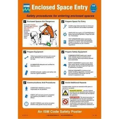 Sign IMO 1006 Enclosed space entry 125205 - Sikkerhedsgiganten