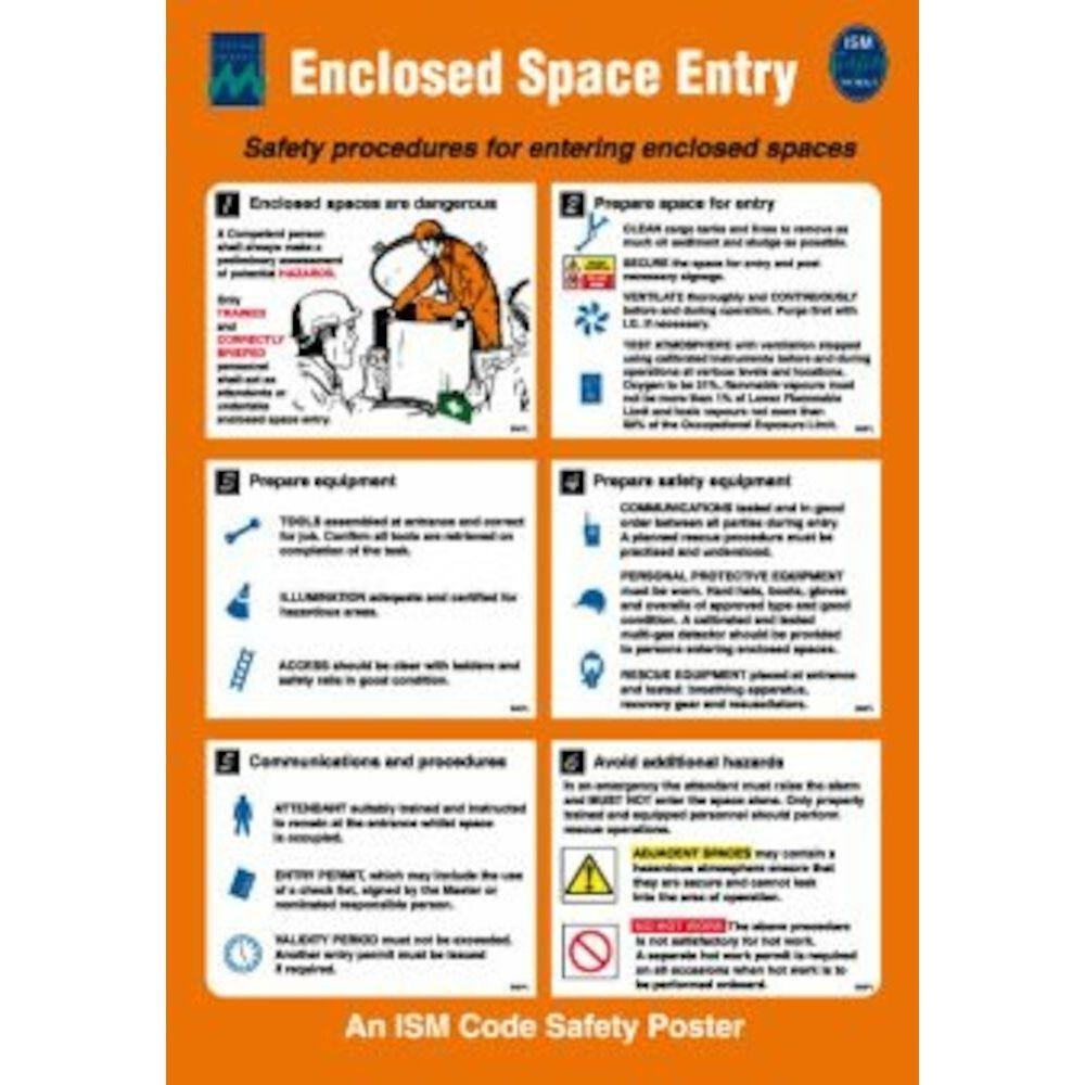 Sign IMO 1006 Enclosed space entry 125205 - Sikkerhedsgiganten