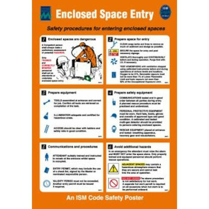 Sign IMO 1006 Enclosed space entry 125205 - Sikkerhedsgiganten