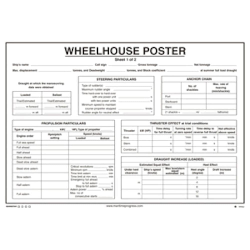 Sign IMO 1010 Whellhouse poster 125250 - Sikkerhedsgiganten