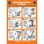 Sign IMO 1046 Evacuation chutes & slides 125230 - Sikkerhedsgiganten