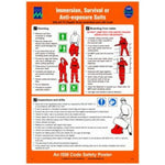 Sign IMO 1085 Immersion, Survival or Anti - exposure 125325 - Sikkerhedsgiganten