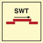 Sign IMO A class self closing semi - watertight slid 104232 - Sikkerhedsgiganten
