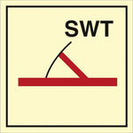 Sign IMO A class semi - watertight fire door 104250 - Sikkerhedsgiganten