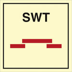Sign IMO A class sliding fire door SWT 104238 - Sikkerhedsgiganten