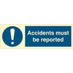 Sign IMO Accidents must be reported 106210 - Sikkerhedsgiganten