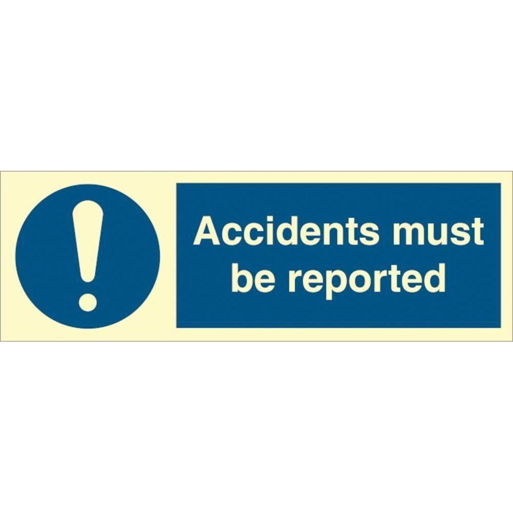 Sign IMO Accidents must be reported 106210 - Sikkerhedsgiganten