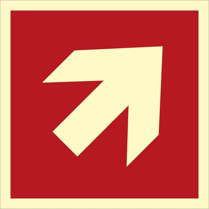 Sign IMO Arrow to corner 105006 - Sikkerhedsgiganten