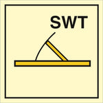 Sign IMO B class semi - watertight fire door 104253 - Sikkerhedsgiganten