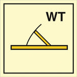 Sign IMO B class watertight fire door 104251 - Sikkerhedsgiganten