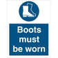 Sign IMO Boots must be worn 106050 - Sikkerhedsgiganten
