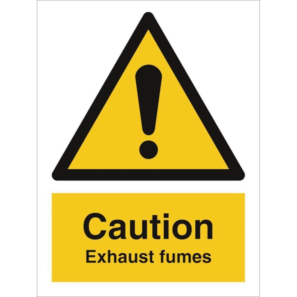 Sign IMO Caution Exhaust fumes 107063 - Sikkerhedsgiganten