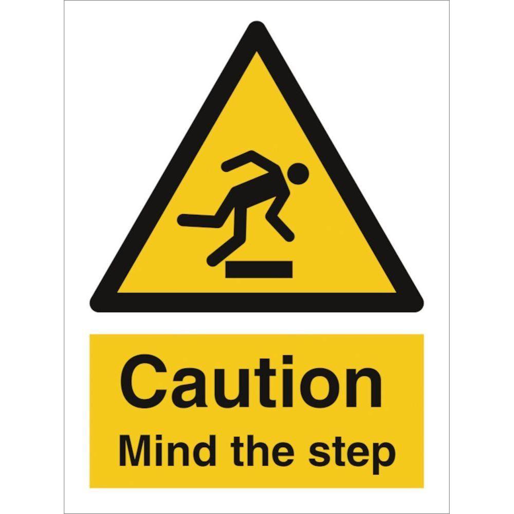 Sign IMO Caution Mind the step 107090 - Sikkerhedsgiganten