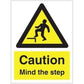 Sign IMO Caution Mind the step 107090 - Sikkerhedsgiganten