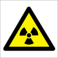 Sign IMO Caution Radiation risk 107155 - Sikkerhedsgiganten