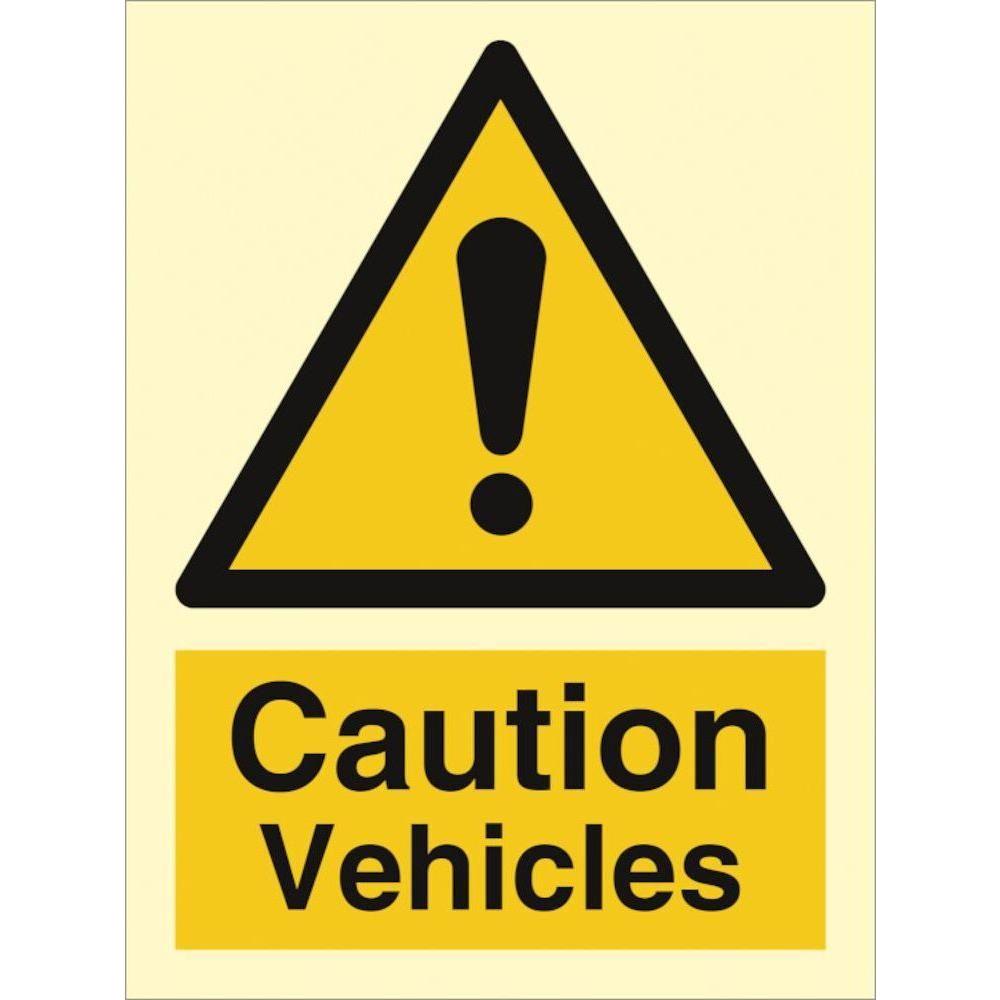 Sign IMO Caution Vehicles 107116 - Sikkerhedsgiganten