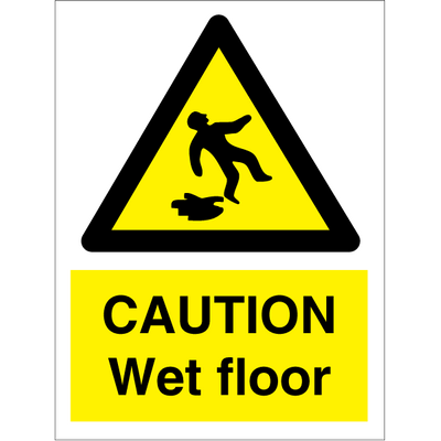 Sign IMO Caution Wet floor 107096 - Sikkerhedsgiganten