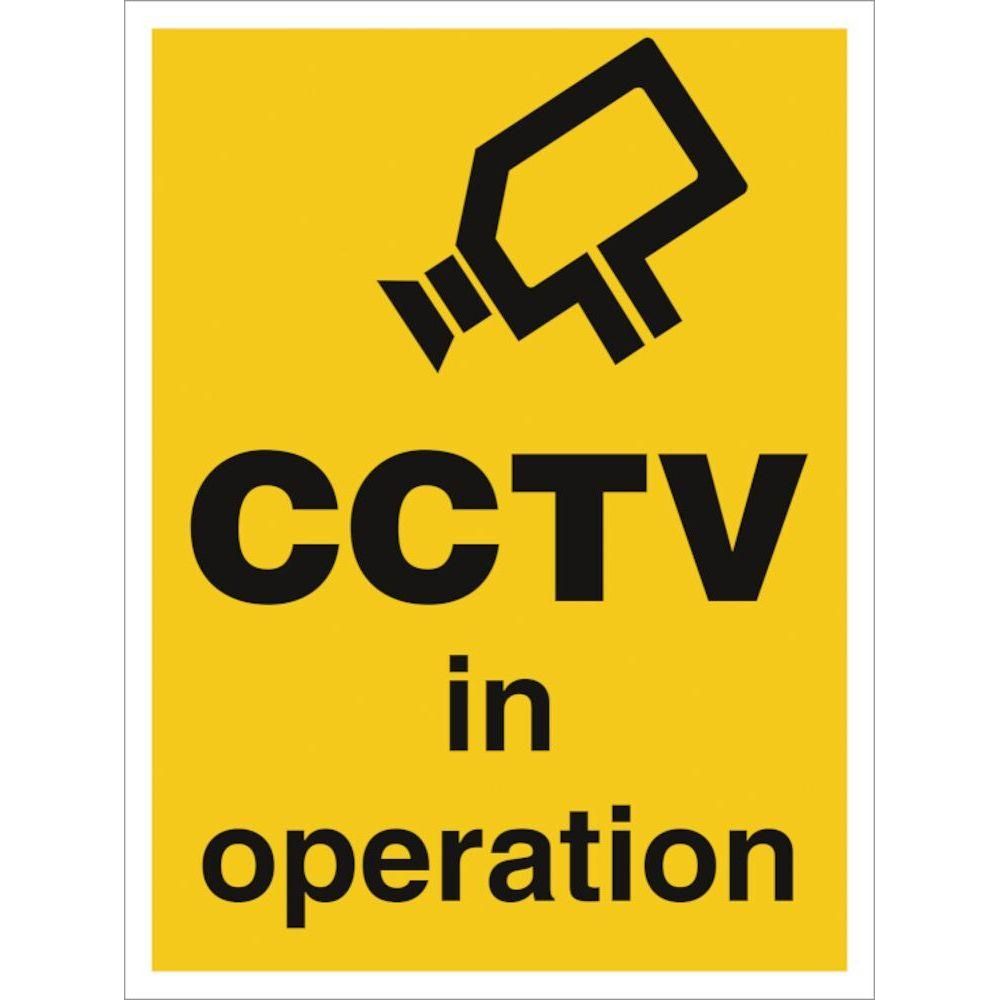 Sign IMO CCTV in operation - Sikkerhedsgiganten