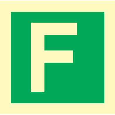 Sign IMO Character F 100080 - Sikkerhedsgiganten