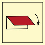 Sign IMO Closing appliance for exterior ventilation inlet or outlet 10472 - Sikkerhedsgiganten