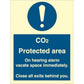 Sign IMO CO2 Protected area 106083 - Sikkerhedsgiganten