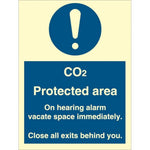Sign IMO CO2 Protected area 106083 - Sikkerhedsgiganten