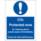 Sign IMO CO2 Protected area 106083 - Sikkerhedsgiganten