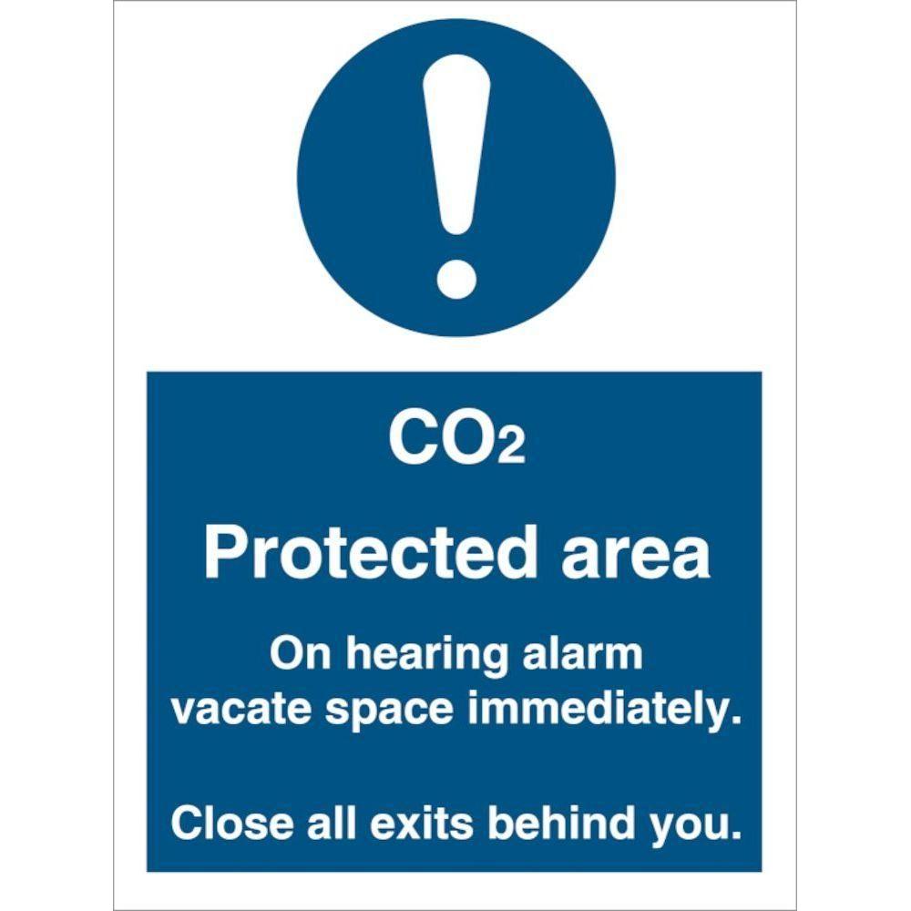 Sign IMO CO2 Protected area 106083 - Sikkerhedsgiganten