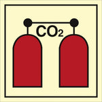 Sign IMO CO2 release station 10409 - Sikkerhedsgiganten