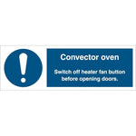 Sign IMO Convector oven 106228 - Sikkerhedsgiganten