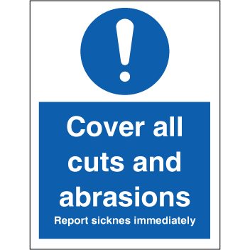 Sign IMO Cover all cuts and abrasions 106049 - Sikkerhedsgiganten