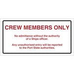 Sign IMO Crew members only - Sikkerhedsgiganten