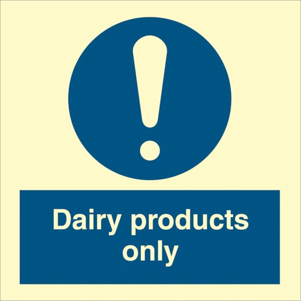 Sign IMO Dairy products only 106273 - Sikkerhedsgiganten