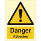 Sign IMO Danger Asbestos 107120 - Sikkerhedsgiganten