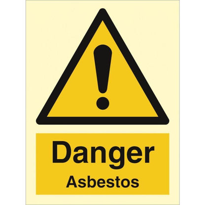 Sign IMO Danger Asbestos 107120 - Sikkerhedsgiganten