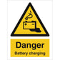 Sign IMO Danger Battery charging 107126 - Sikkerhedsgiganten